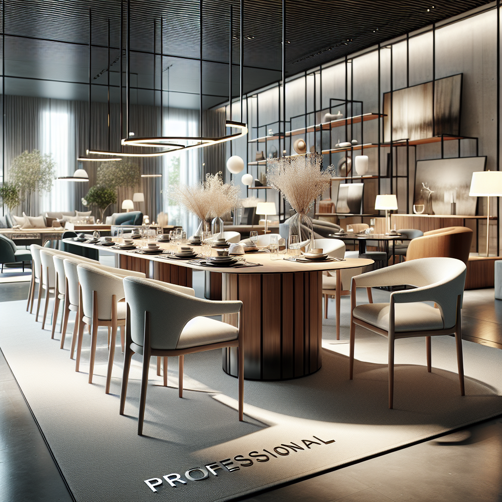 Professional dining room furniture collection